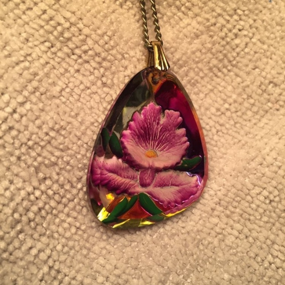 Vintage Glass Necklace